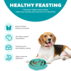פאן פידר Outward Hound ספירלה טורקיז – קערת האכלה איטית – Fun Feeder Slo Bowl - Image 5